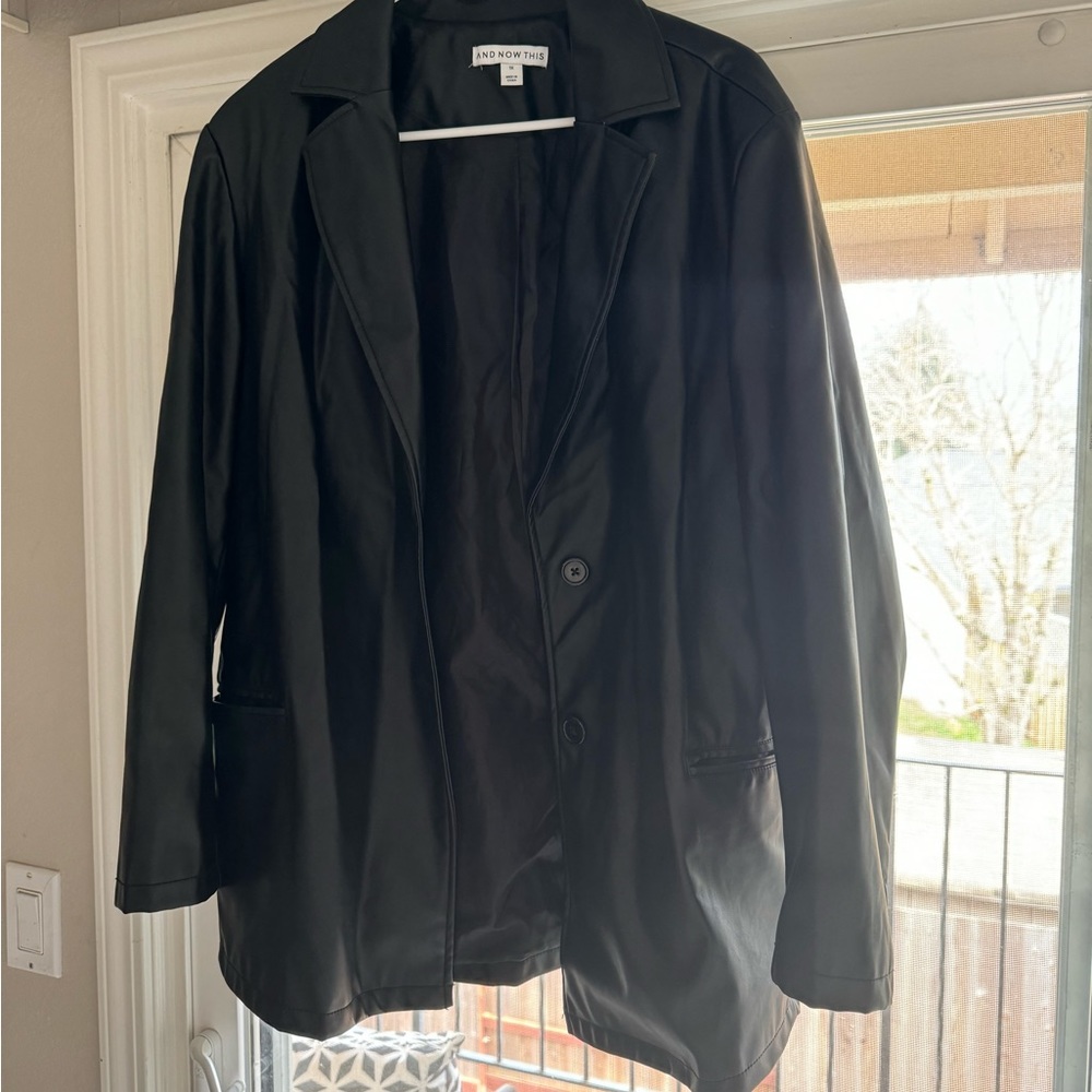 And Now This Trendy Leather Jacket